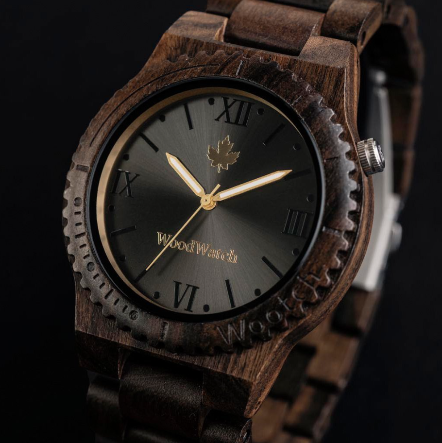 WOODWATCH Wootch Black Sandala
