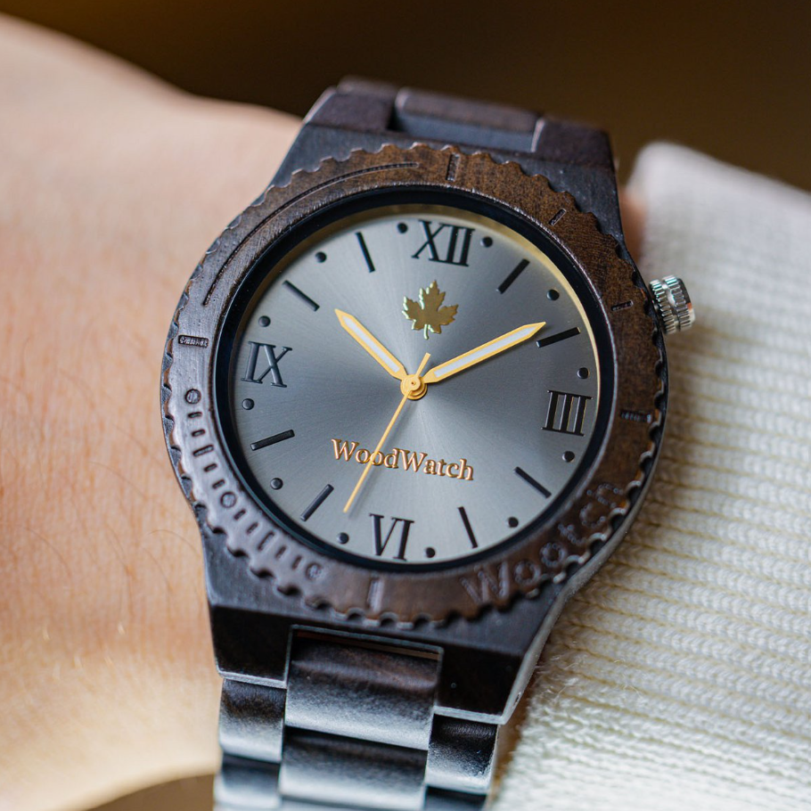 WOODWATCH Wootch Black Sandala