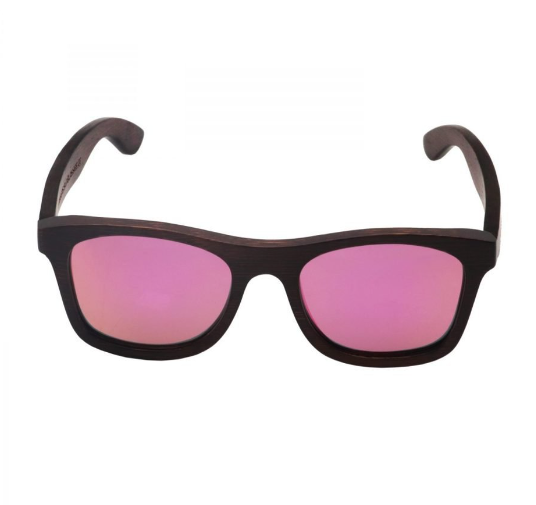 Bamboo sunglasses Sunset