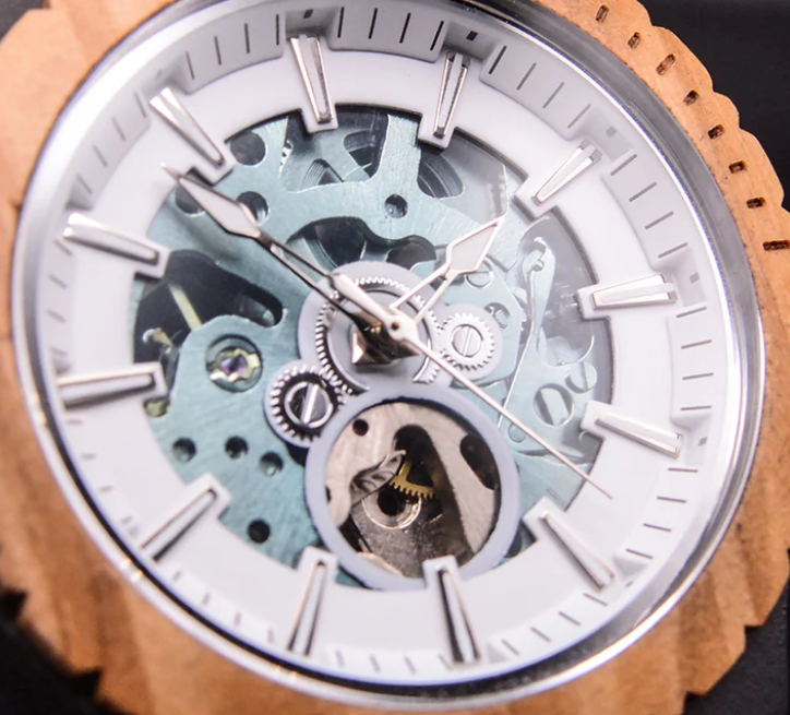 Mech. Wooden Watch
