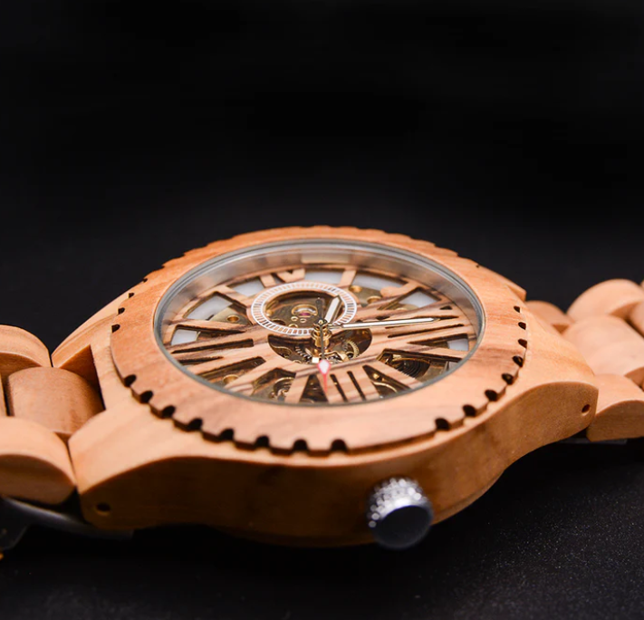 Mech. Wooden Skin Watch
